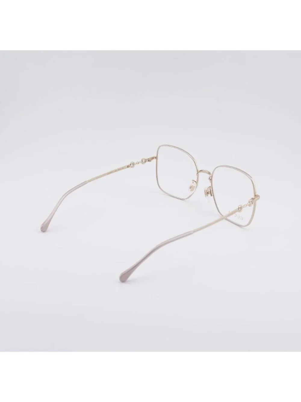 Gucci GG0883OA 001 Eyeglasses Gold 55mm Square Frame